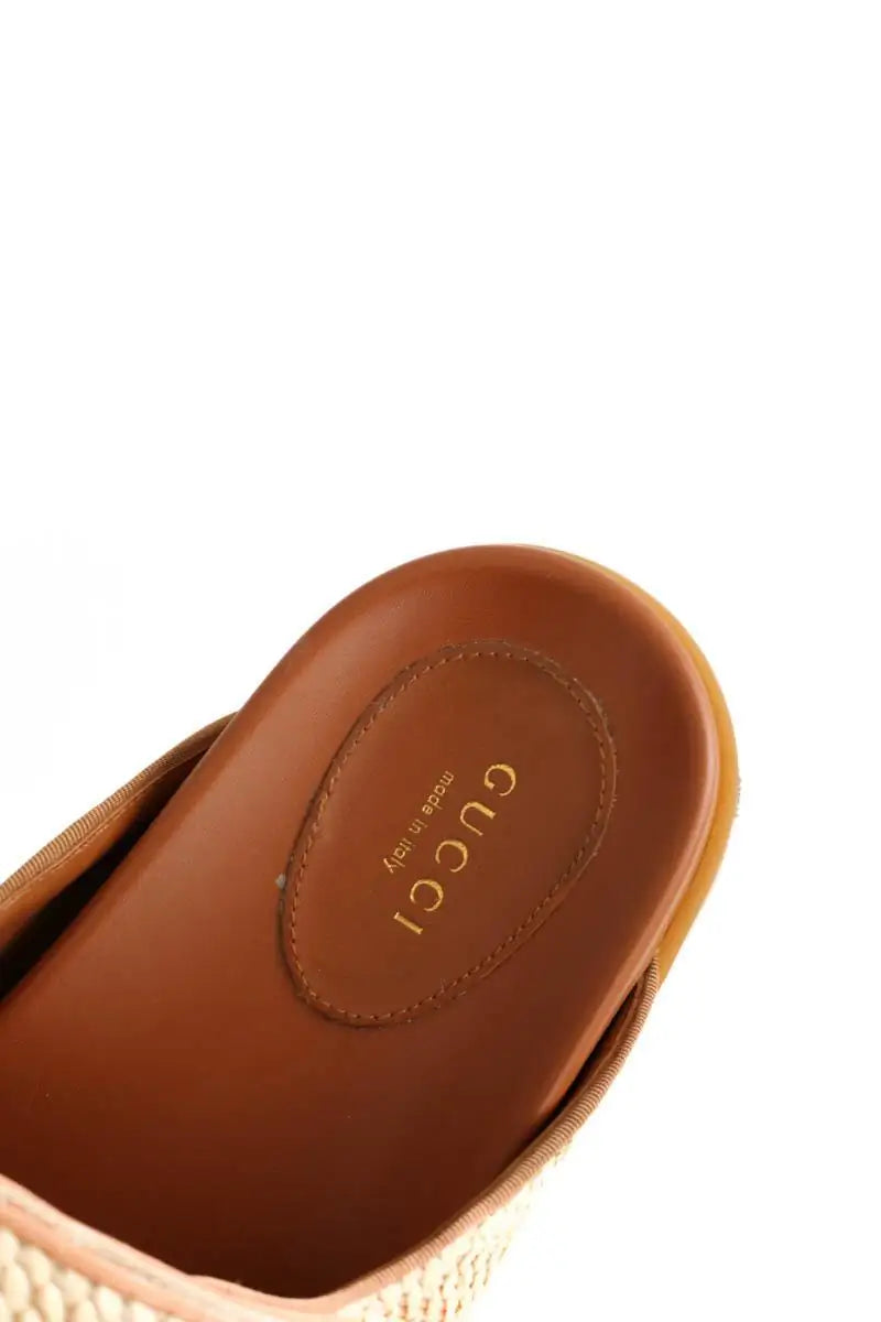 Sandales Gucci Beige en Cuir
