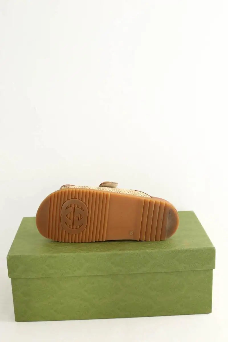 Sandales Gucci Beige en Cuir