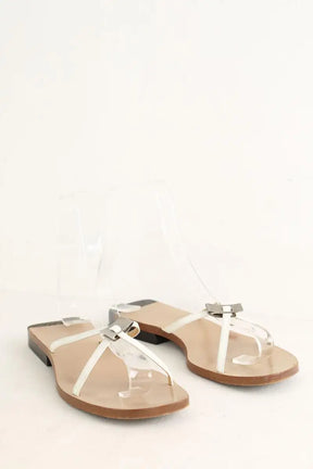 Sandales Gucci Blanc en Cuir