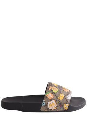 Sandales Gucci Noir en Caoutchouc, taille 42 - Seconde Main
