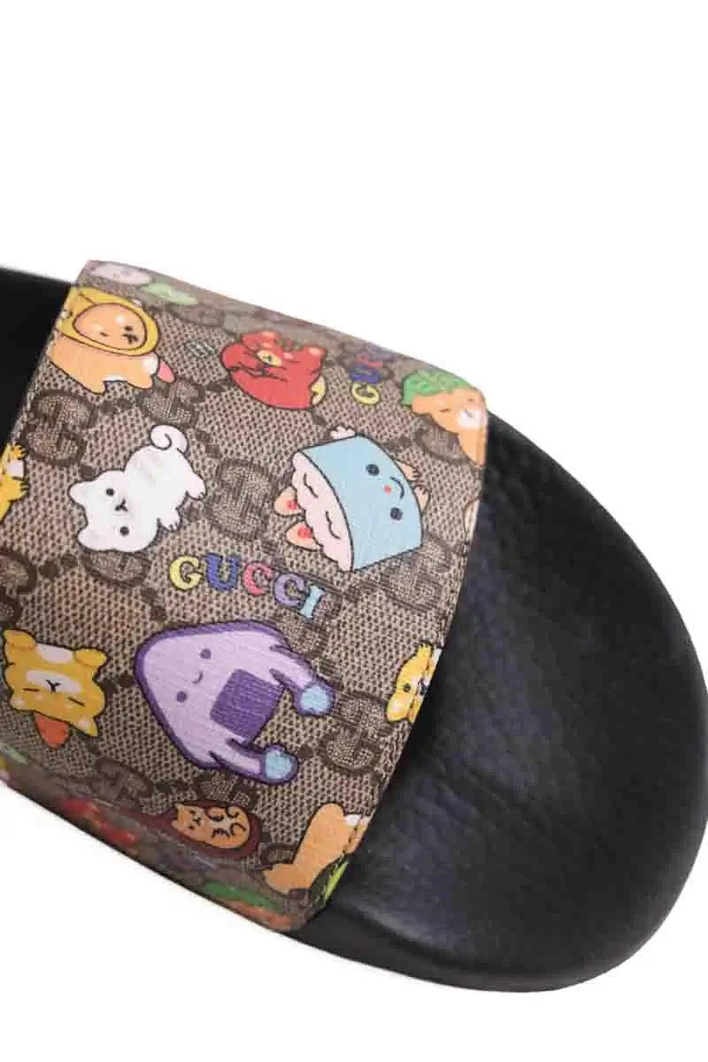 Sandales Gucci Noir en Caoutchouc