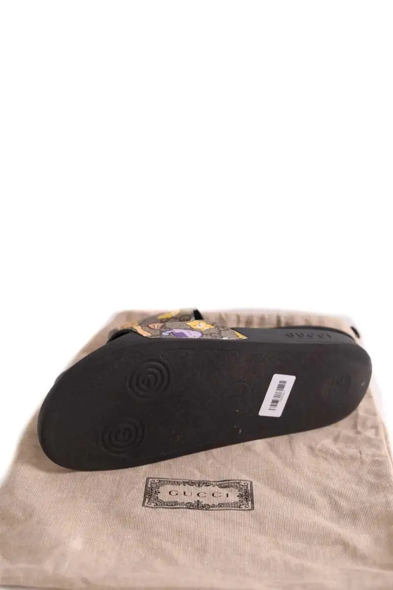 Sandales Gucci Noir en Caoutchouc