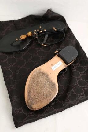 Sandales Gucci Noir en Cuir