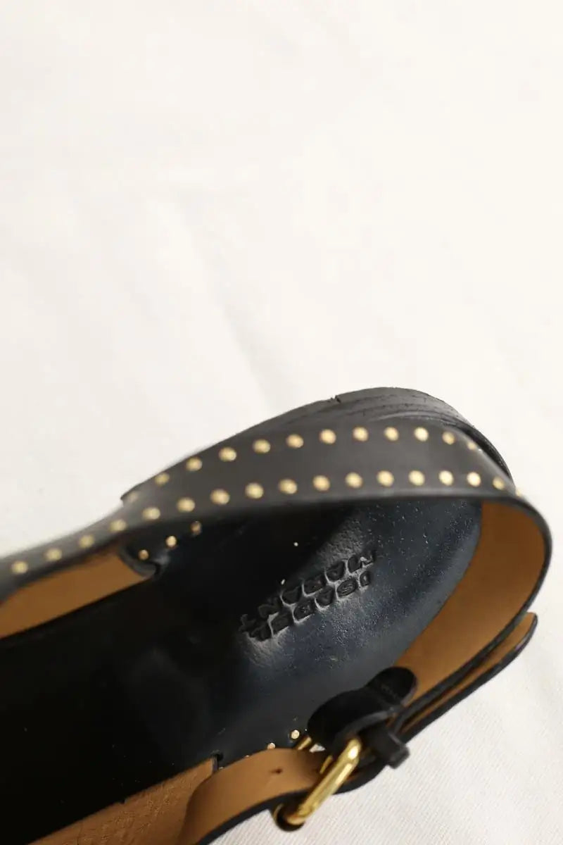 Sandales Isabel Marant Noir en Cuir