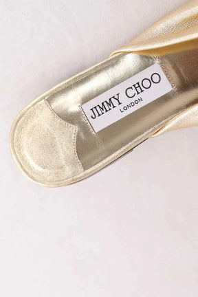 Sandales Jimmy Choo Doré en Cuir