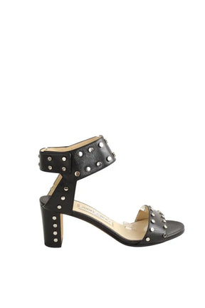 Sandales Jimmy Choo Noir en Cuir, taille 35 - Seconde Main