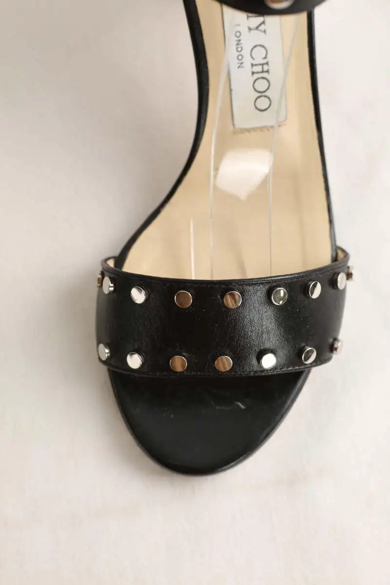 Sandales Jimmy Choo Noir en Cuir