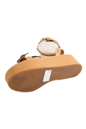 Sandales Loewe Camel en Cuir