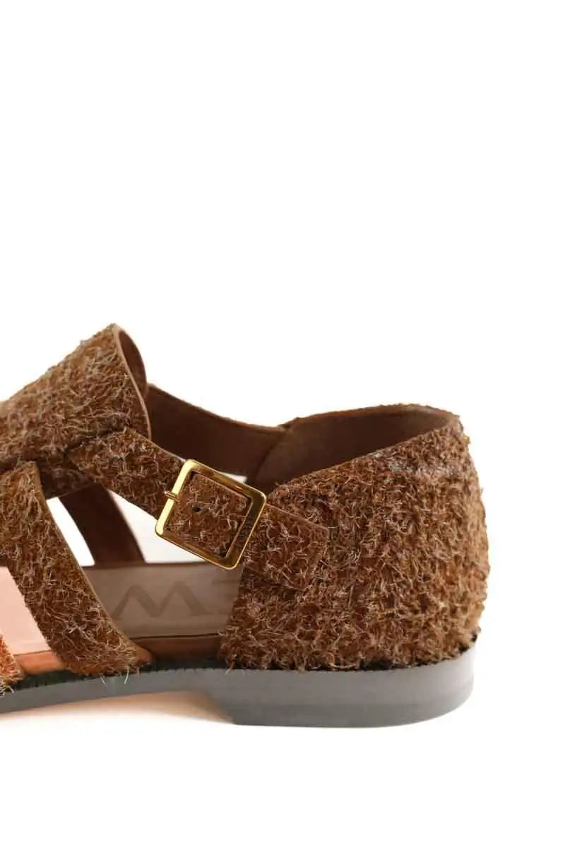 Sandales Loewe Campo Marron en Daim