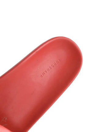 Sandales Longchamp Rose en Cuir