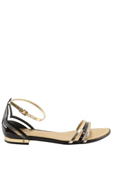Sandales Louis Vuitton Noir en Cuir, taille 37 - Seconde Main