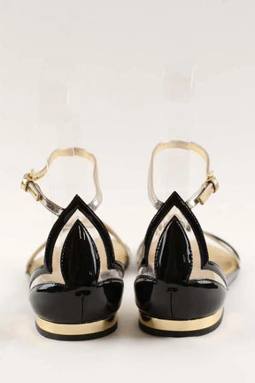 Sandales Louis Vuitton Noir en Cuir