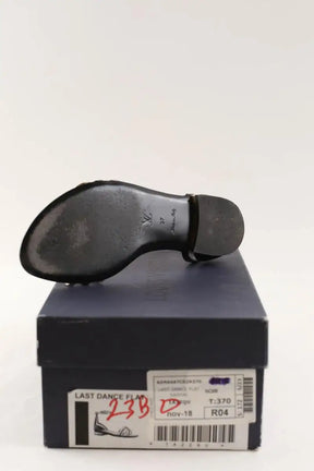 Sandales Louis Vuitton Noir en Cuir