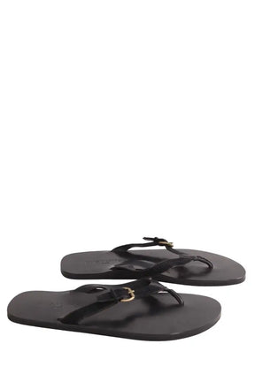 Sandales Louis Vuitton Noir en Cuir