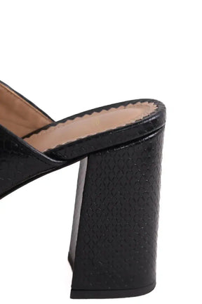 Sandales Maje Noir en Cuir