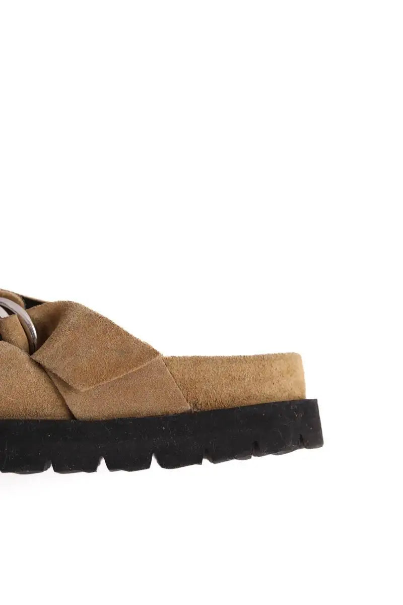 Sandales Pierre Hardy Beige en Daim