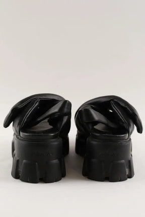 Sandales Prada Noir en Cuir
