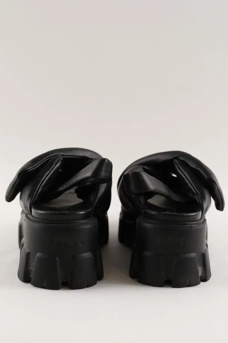 Sandales Prada Noir en Cuir