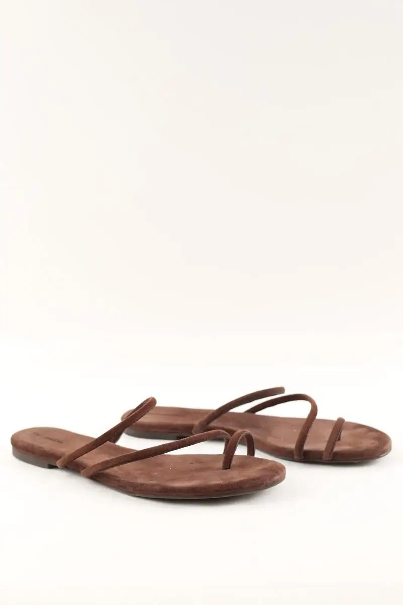 Sandales Reformation Marron en Daim