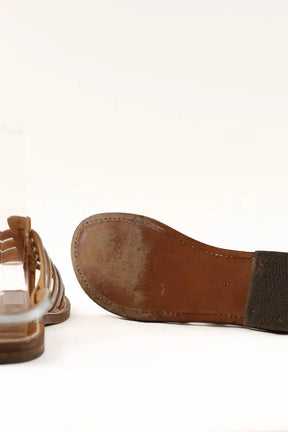 Sandales Rondini Argent en Cuir