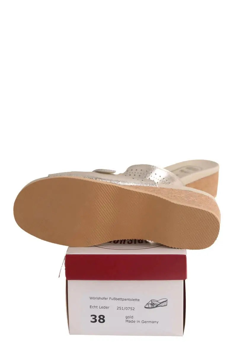 Sandales Rouje Jacqueline Doré en Cuir
