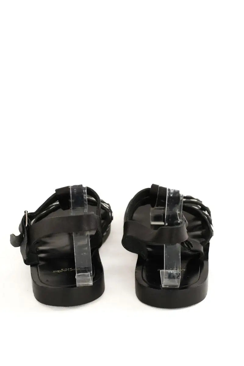 Sandales Saint Laurent Noir en Cuir