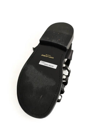 Sandales Saint Laurent Noir en Cuir