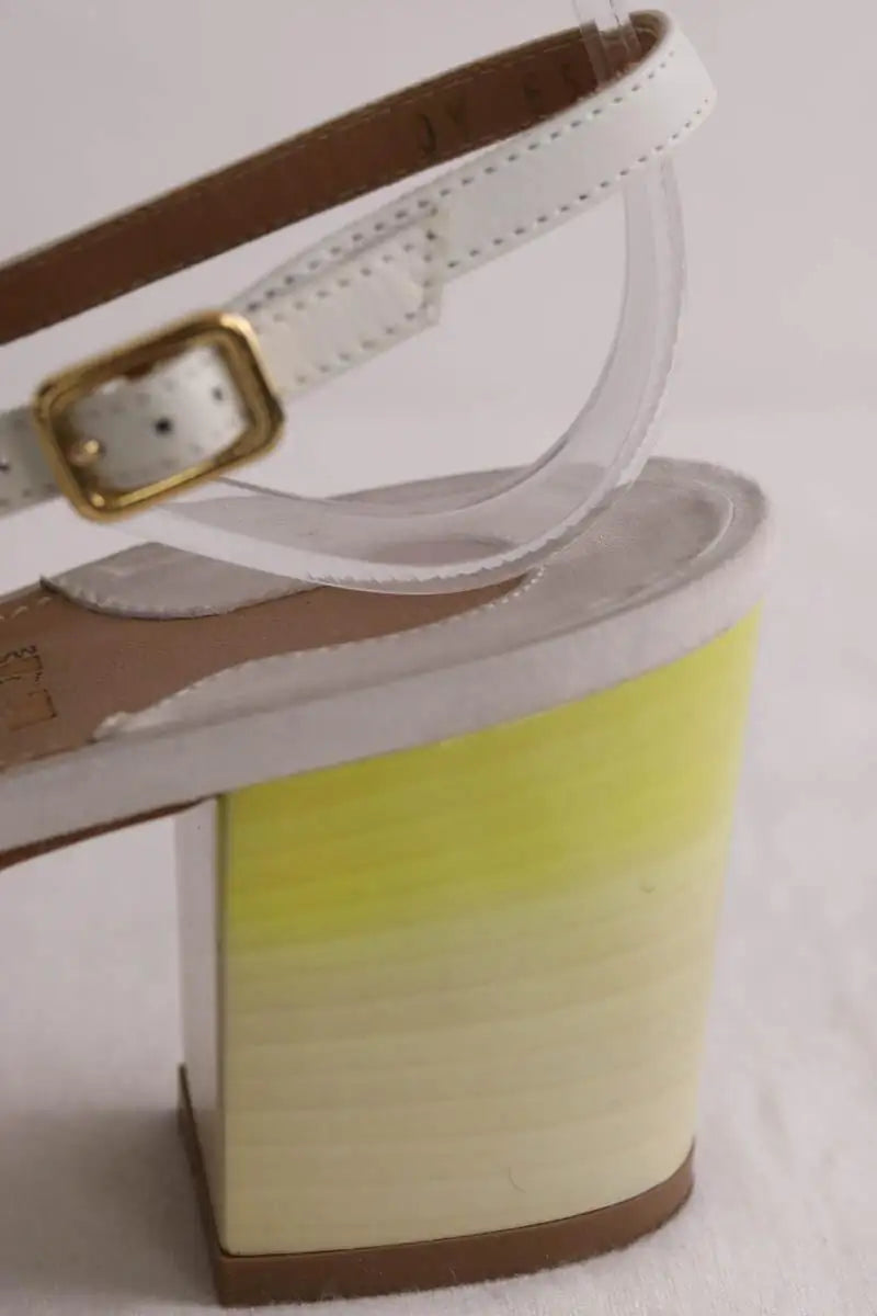 Sandales Salvatore Ferragamo Blanc en Cuir