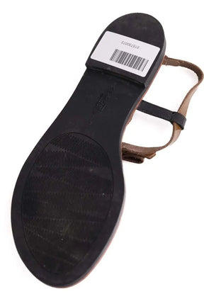 Sandales Salvatore Ferragamo Marron en Cuir