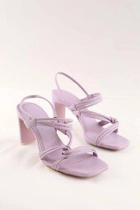 Sandales Sandro Violet en Cuir