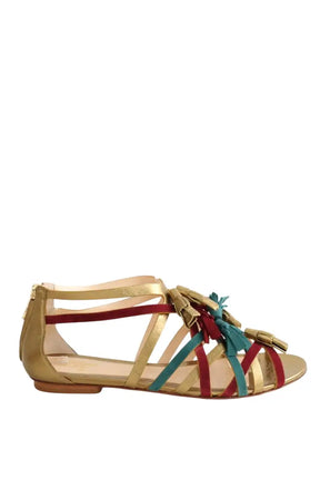 Sandales Santoni Multicolore en Cuir, taille 40 - Seconde Main