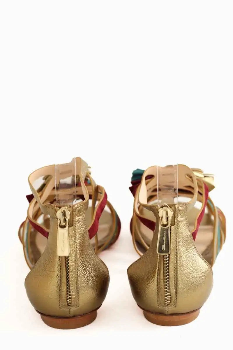 Sandales Santoni Multicolore en Cuir