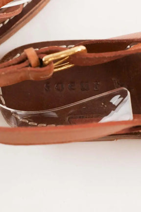 Sandales Soeur Marron en Cuir