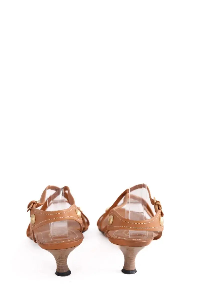 Sandales Tod's Camel en Cuir