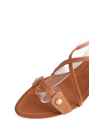 Sandales Tod's Camel en Cuir