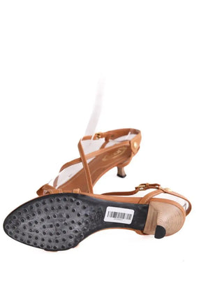 Sandales Tod's Camel en Cuir