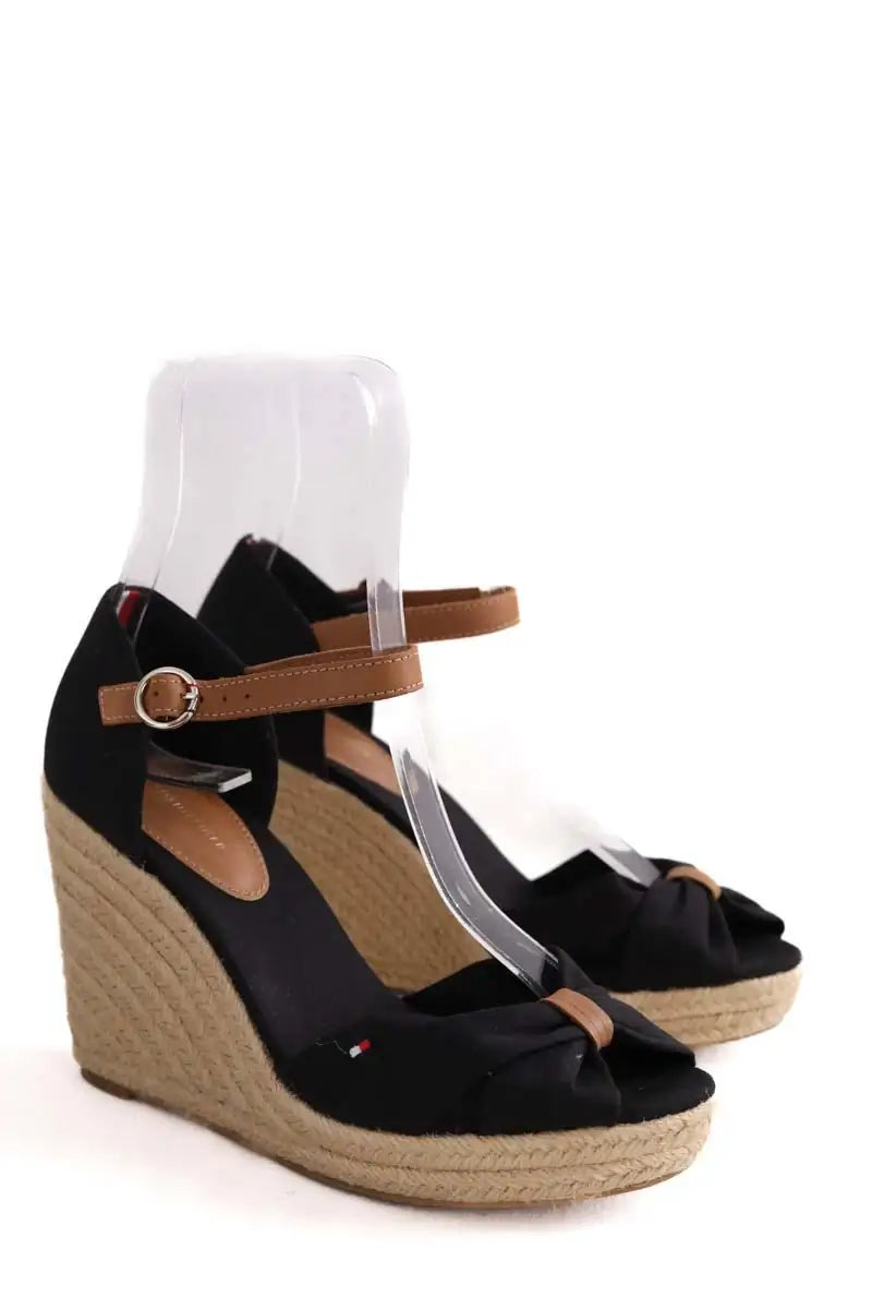 Sandales Tommy Hilfiger Noir en Tissu