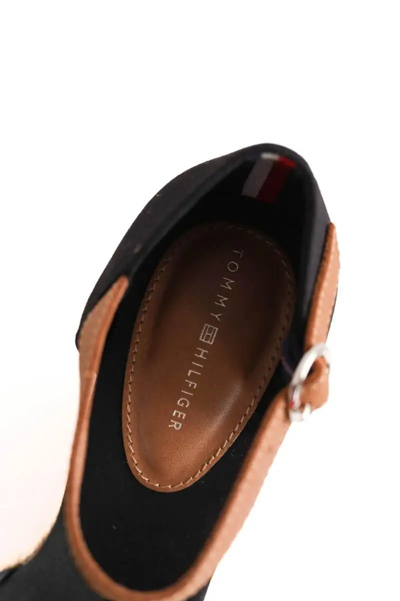 Sandales Tommy Hilfiger Noir en Tissu