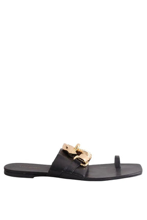 Sandales Tory Burch Noir en Cuir, taille 42 - Seconde Main