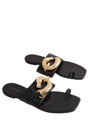 Sandales Tory Burch Noir en Cuir