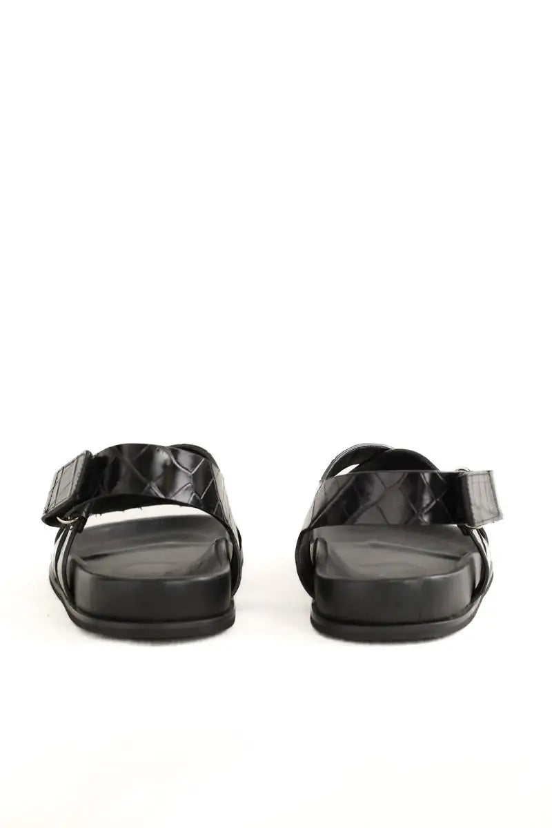 Sandales Totême Noir en Cuir