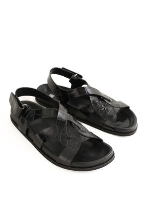 Sandales Totême Noir en Cuir
