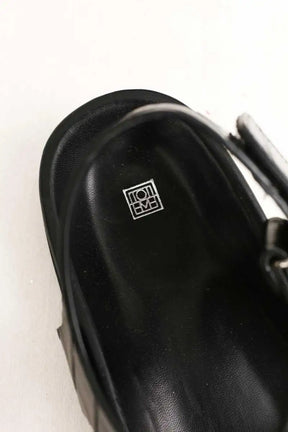Sandales Totême Noir en Cuir
