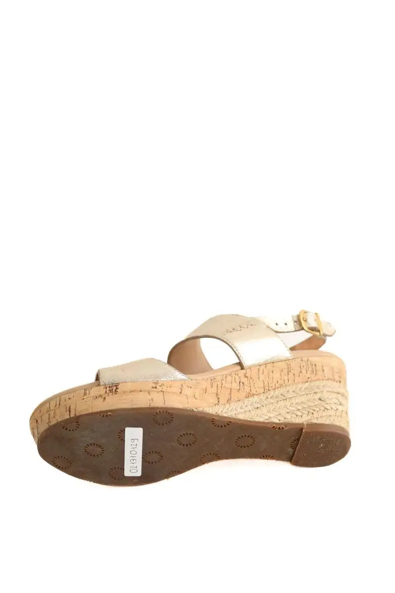 Sandales Ugg Beige en Cuir