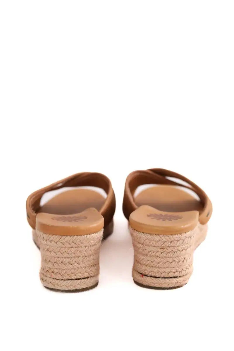 Sandales Ugg Camel en Cuir