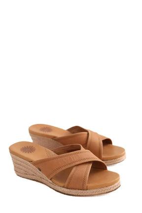 Sandales Ugg Camel en Cuir