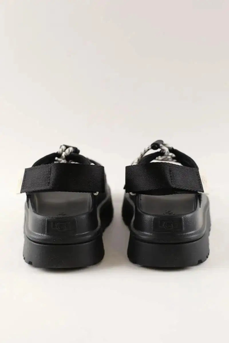 Sandales Ugg Noir en Caoutchouc
