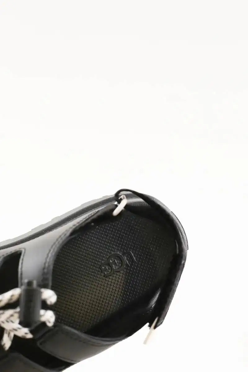 Sandales Ugg Noir en Caoutchouc