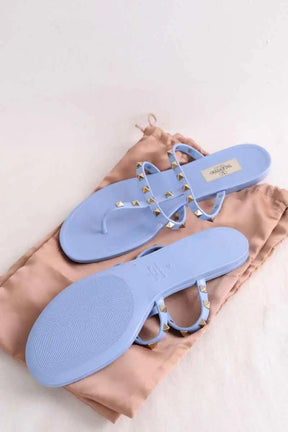 Sandales Valentino Bleu en Plastique