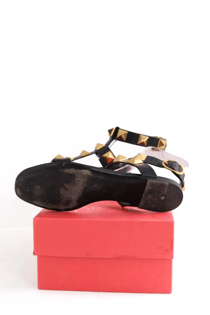 Sandales Valentino Noir en Cuir